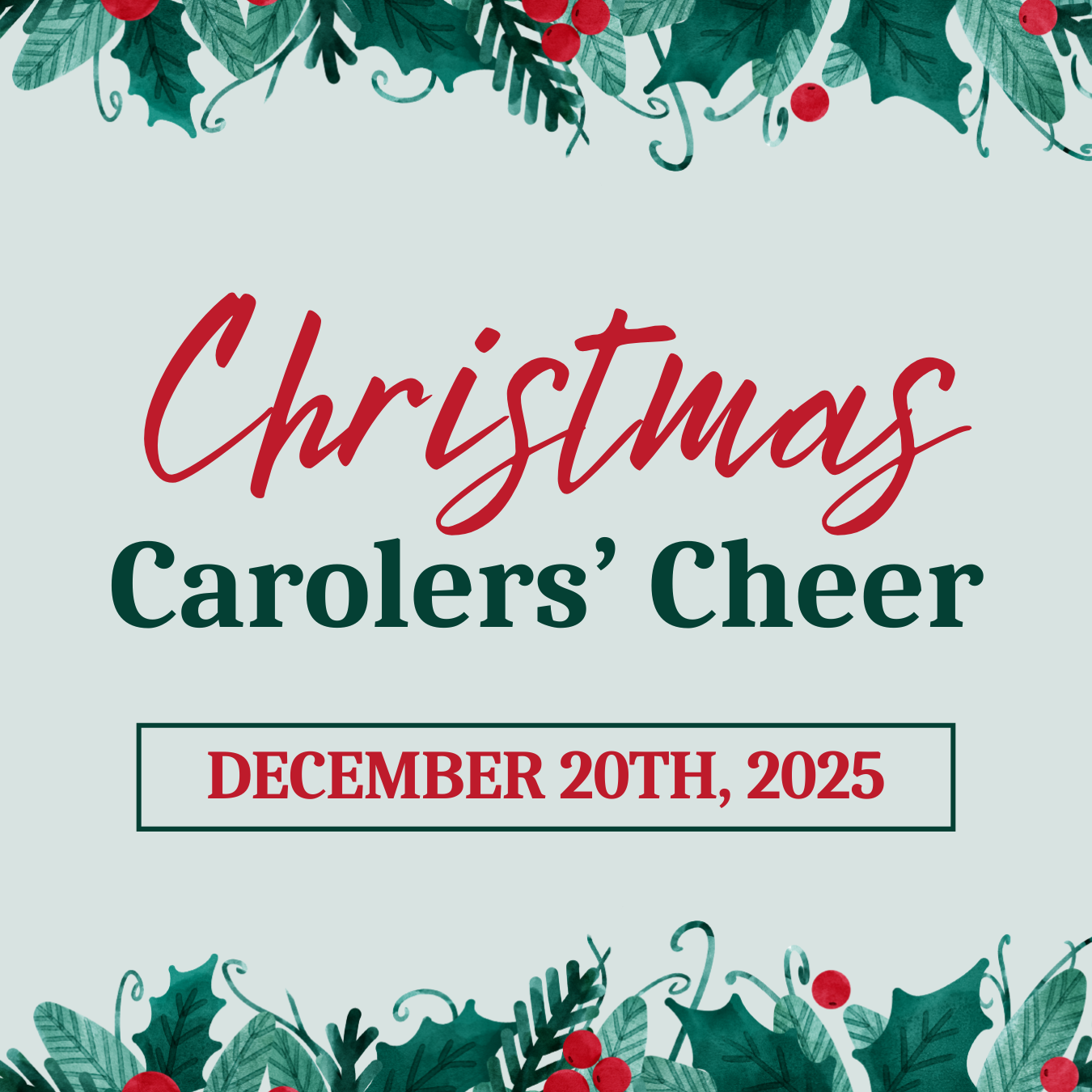 Christmas Carolers Cheer 20205 3