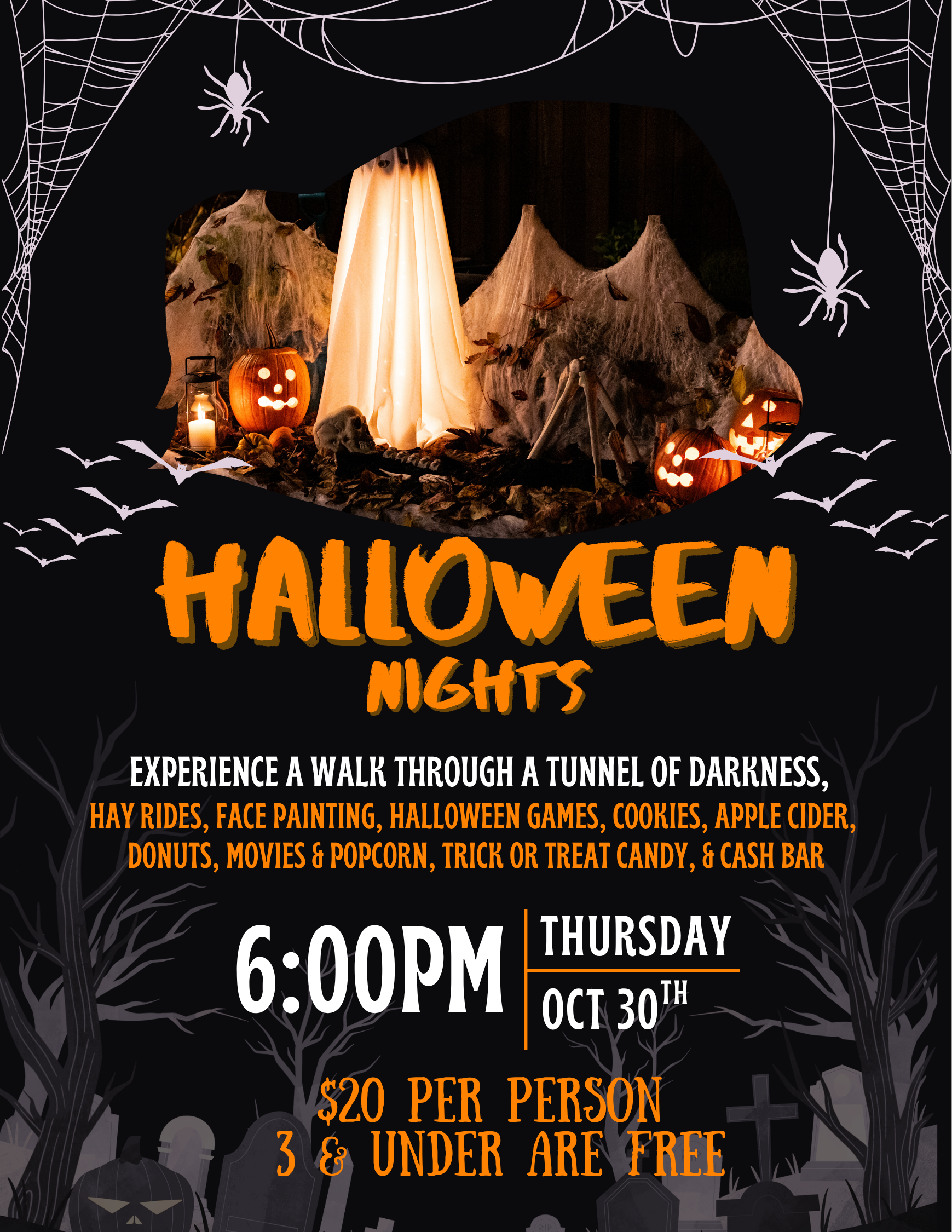 Halloween Nights 2025 Flyer 7