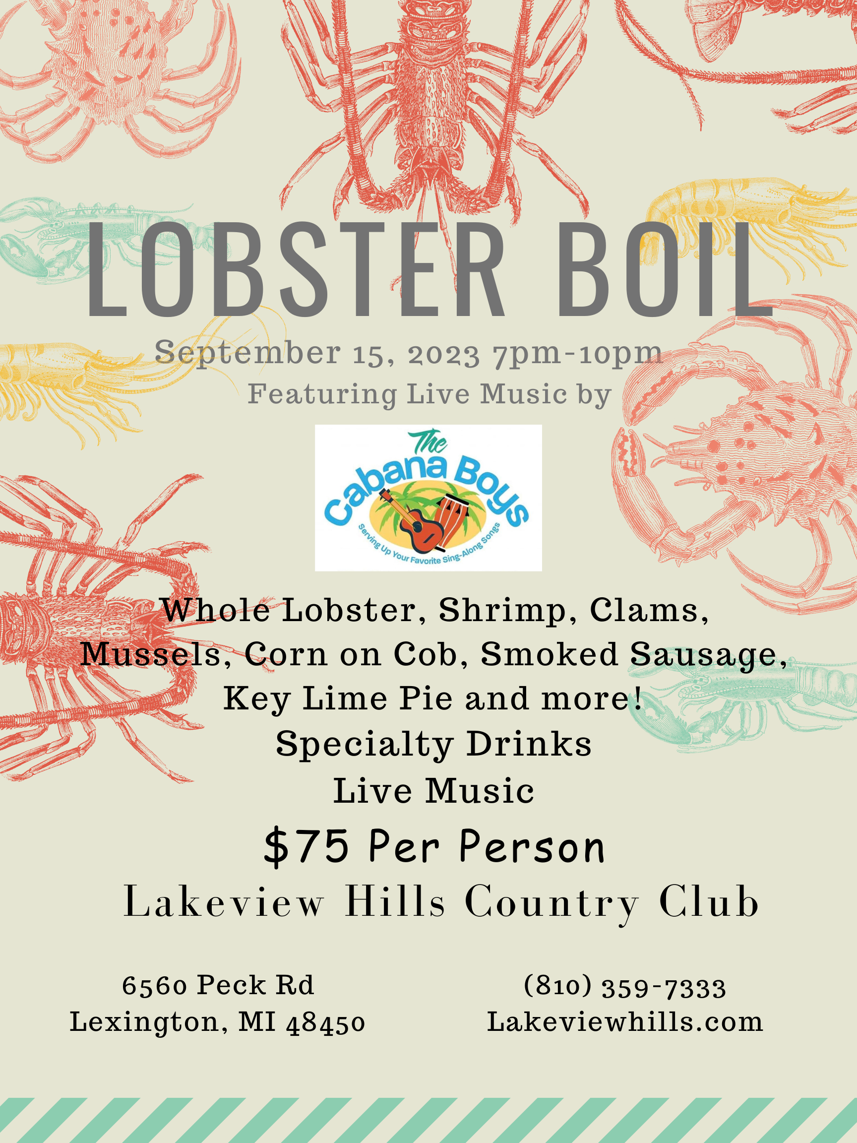 Lobster Boil Flyer